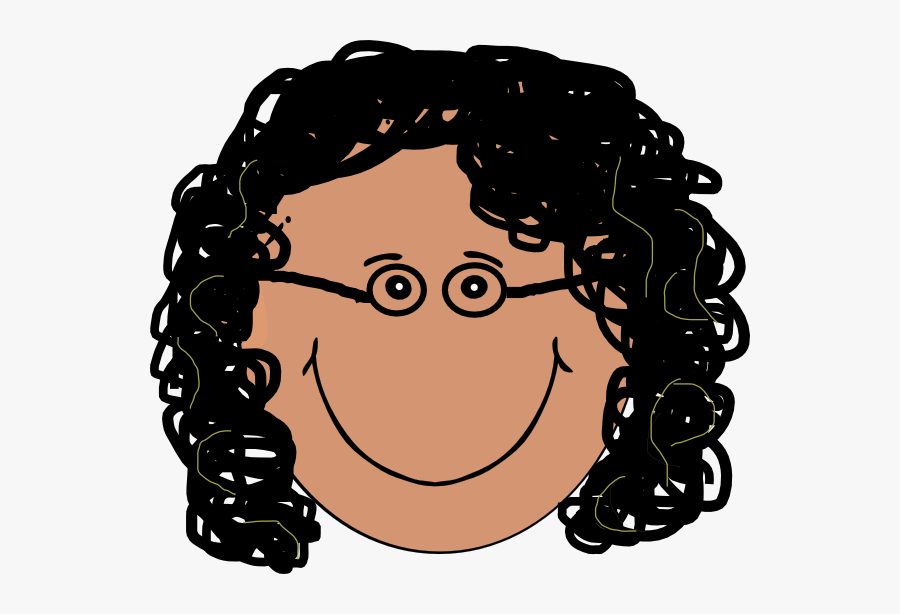 Brunette Teenager With Highlights Svg Clip Arts - Clip Art, Transparent Clipart