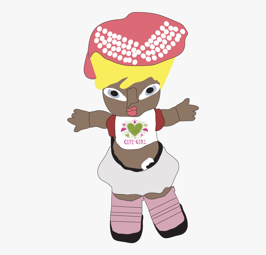 Personable, Feminine, Womens Clothing T-shirt Design - Cartoon, Transparent Clipart