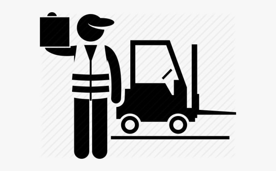 Transparent Distribution Center Clipart - Warehouseman Icon, Transparent Clipart