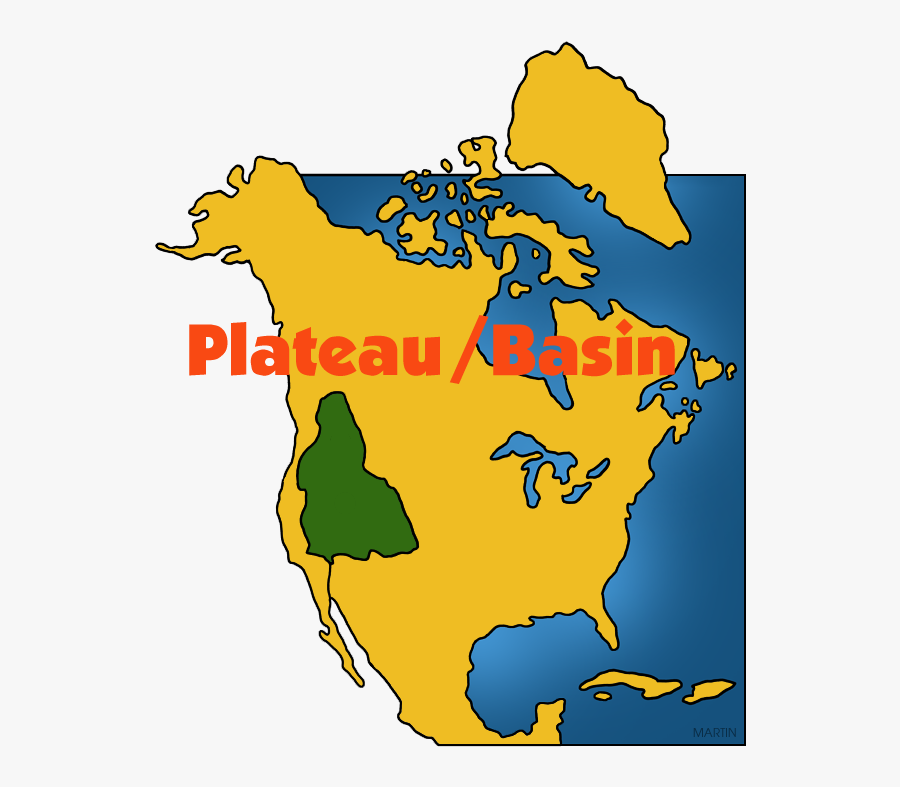 Plateau / Basin Map - Pacific Northwest Native American Map, Transparent Clipart