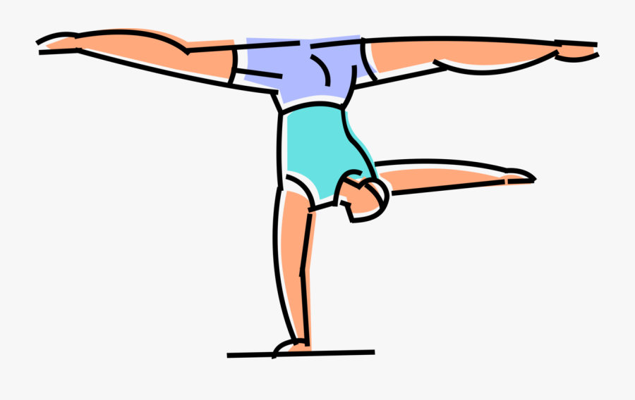 Clip Art Gymnastics Vector Graphics Illustration Balance, Transparent Clipart