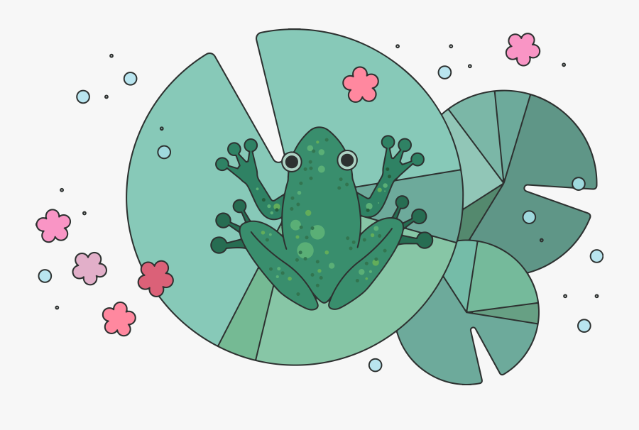 True Frog, Transparent Clipart