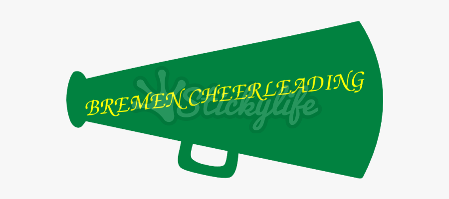 Cheerleading Megaphone Car Magnet, Transparent Clipart