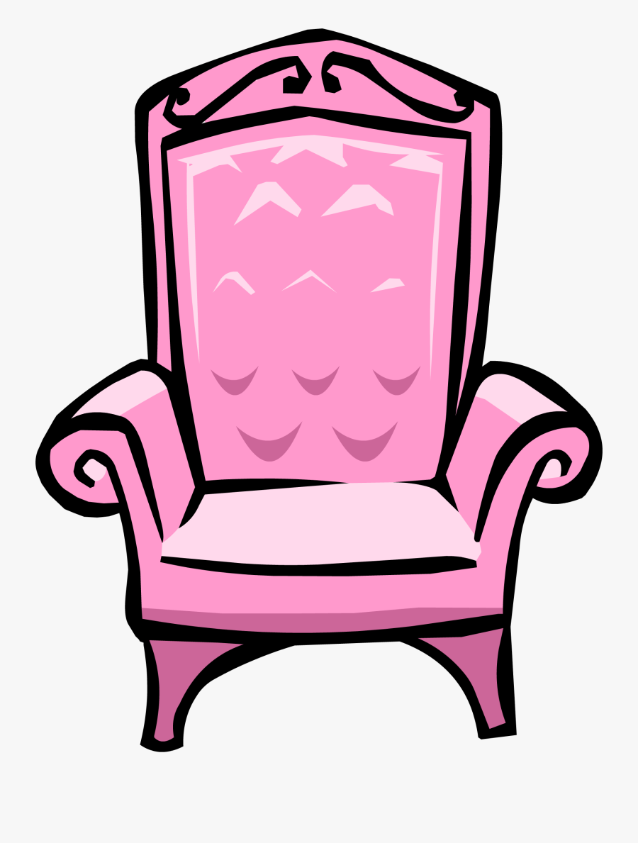 Throne Pink Pencil And - Trono Princesa Png, Transparent Clipart