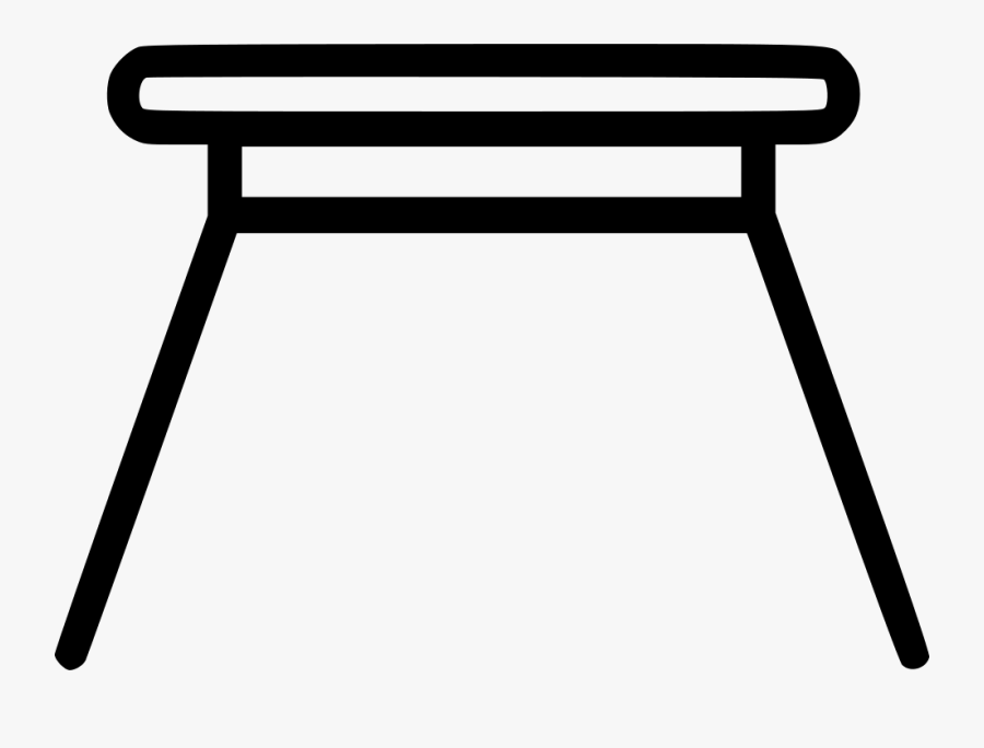 Table Sideview Small Furniture Home Svg Png Icon Free - Chair, Transparent Clipart