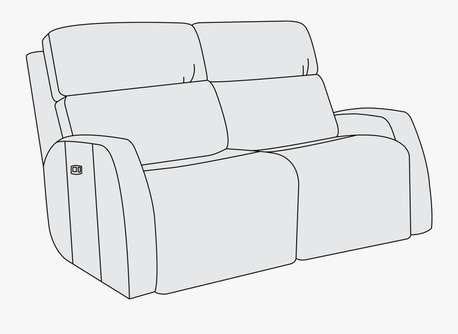 Furniture Clipart Love Seat - Loveseat, Transparent Clipart