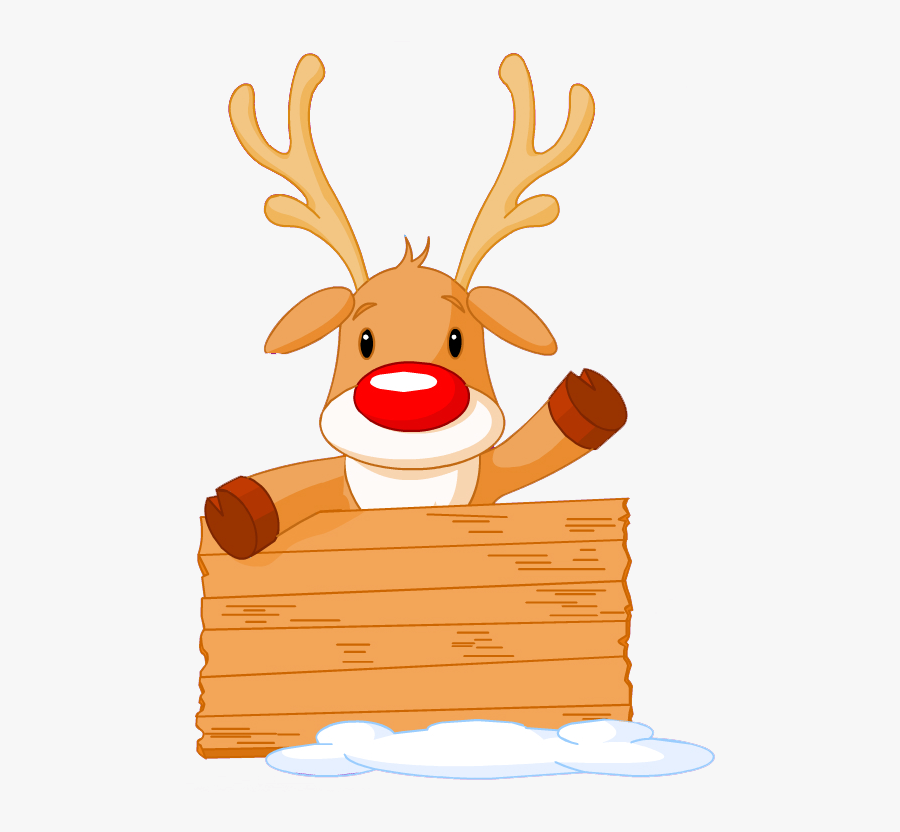 Cute Rudolph The Red Nosed Clipart , Png Download - Cute Rudolph The Red Nosed, Transparent Clipart