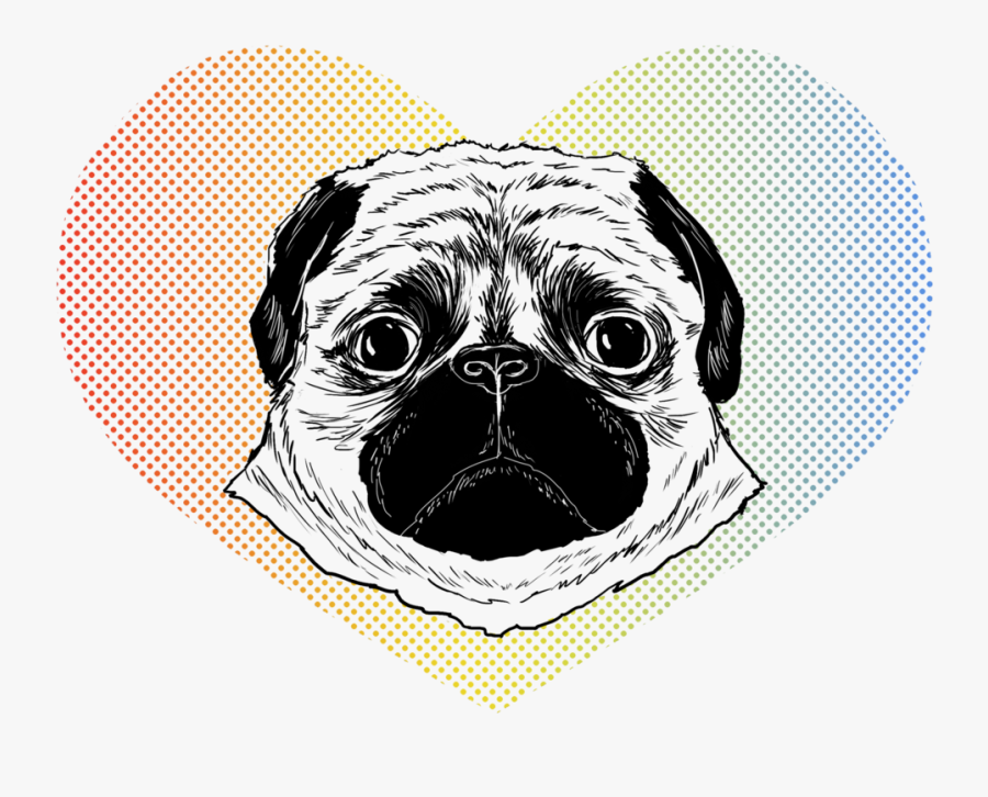 Patrycjaruman Pugface - Pug - Clip Art, Transparent Clipart