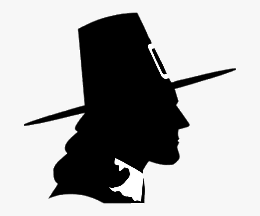 Download Pilgrim Bust Silhouette Transparent Png - Pilgrim Silhouette, Transparent Clipart