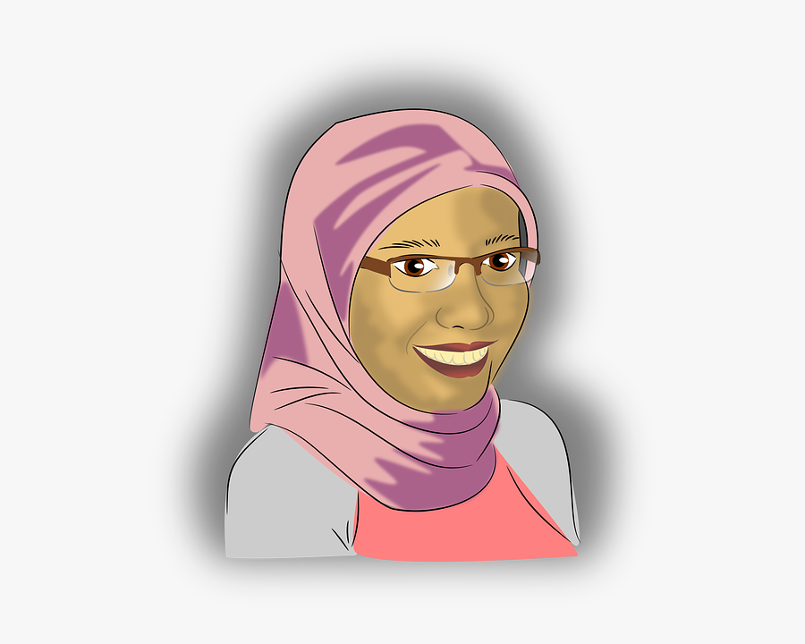 Muslim Grandmother Clipart - Muslim Old Woman Clipart, Transparent Clipart