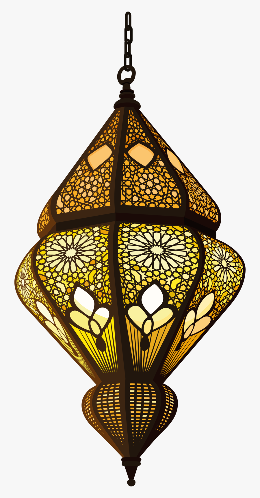 Decorative Muslim Quran Allah Sufism Lamp Islam - Islamic Lantern Png, Transparent Clipart