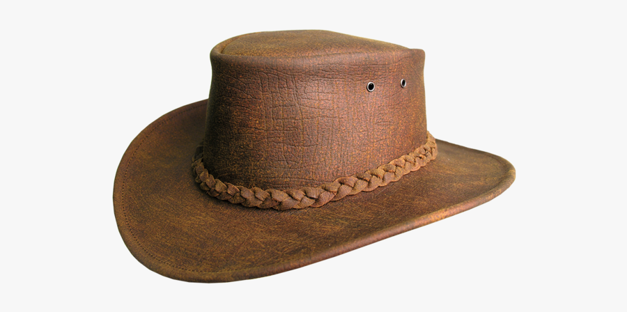 Bulldog Hat In Brown - Cowboy Hat, Transparent Clipart