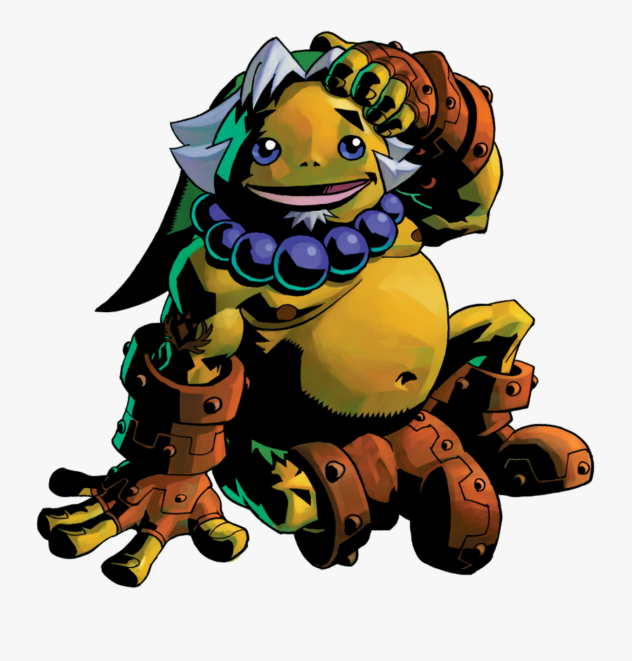 Deku Link Can Also Skip On Top Of Water And Blow Bubbles - Legend Of Zelda Majora's Mask Goron Link, Transparent Clipart