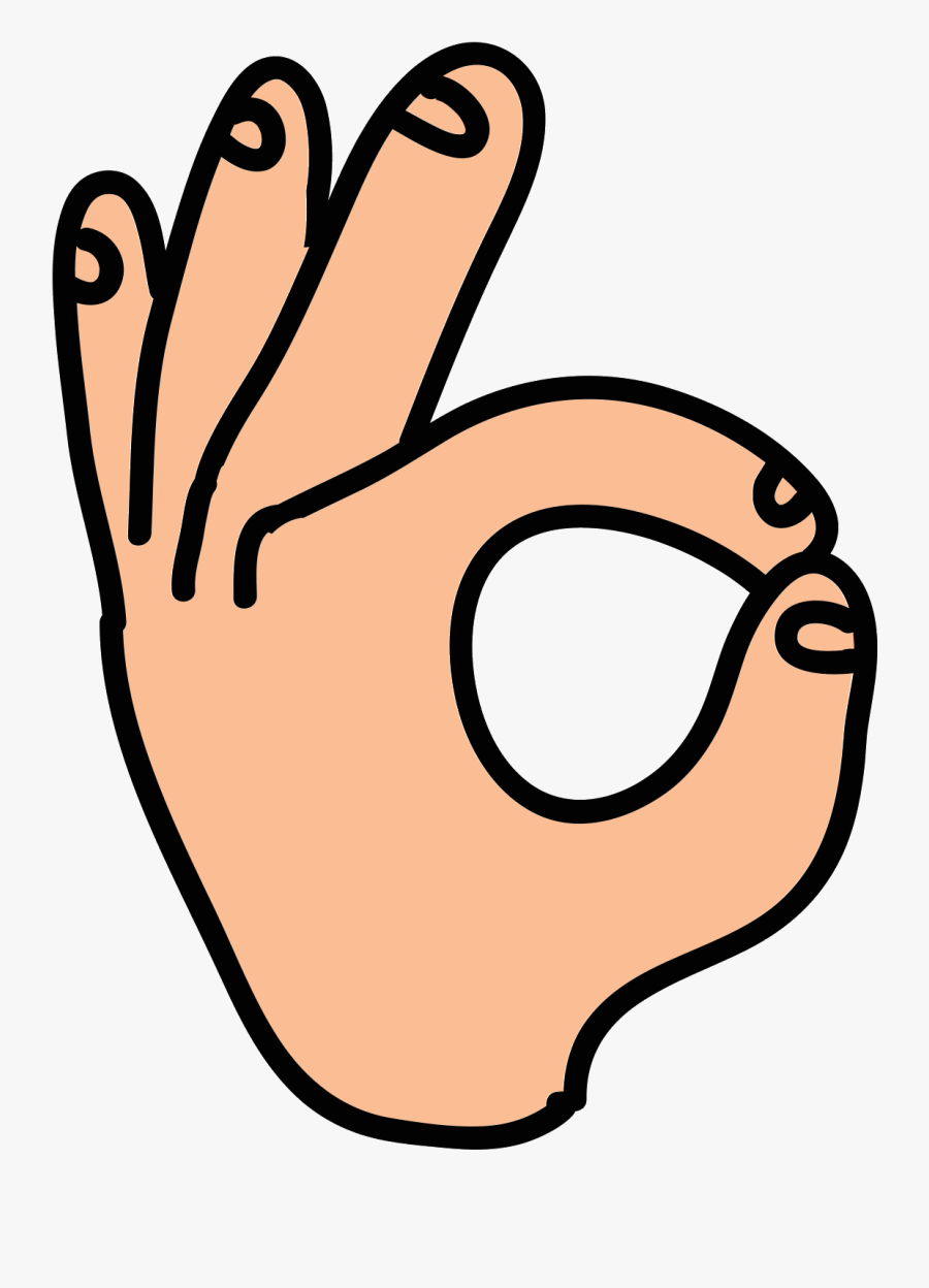 Main Ok Ícones Download Gratuito Em Png E Svg - Ok Hand Sign Cartoon, Transparent Clipart