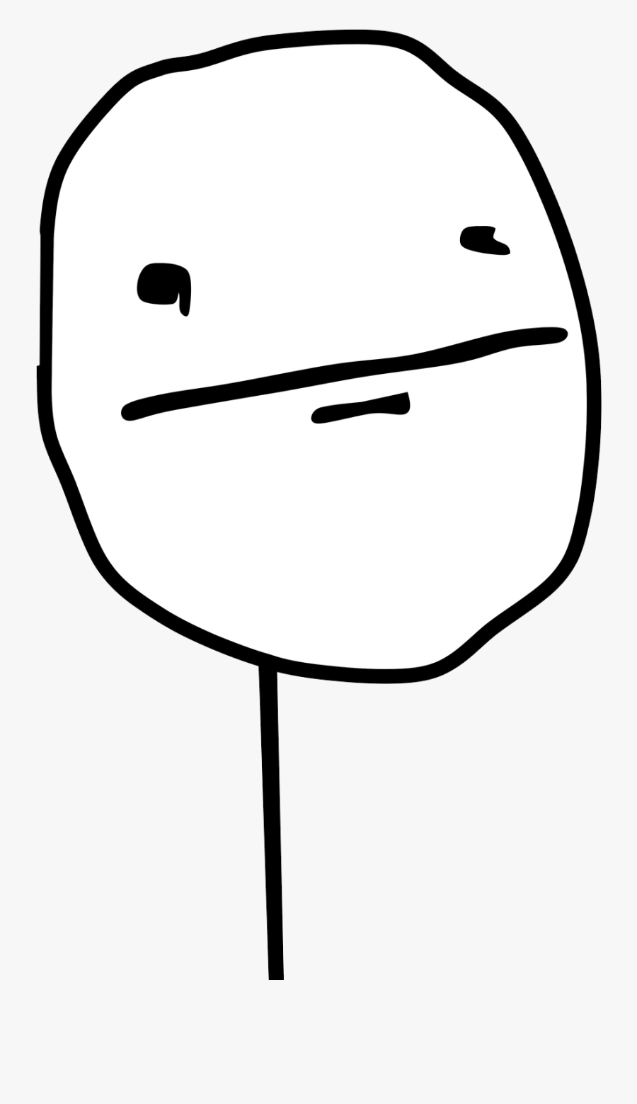 Poker Face Ok Clipart , Png Download - Bad Poker Face Png, Transparent Clipart