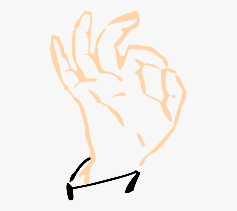 Fingers Clipart Okay - Write Bio On Twitter, Transparent Clipart