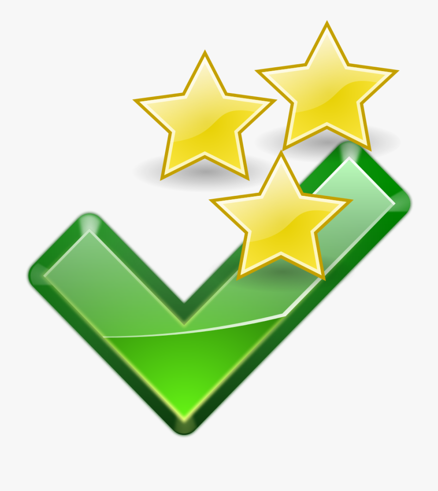 Starred Checkmark Multiple Stars - Bullet And Numbering Png, Transparent Clipart
