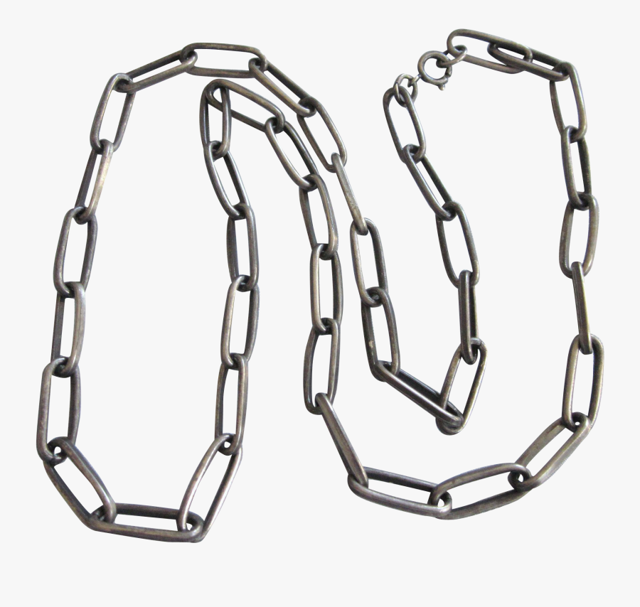 Transparent Paper Chain Clipart - Necklace, Transparent Clipart