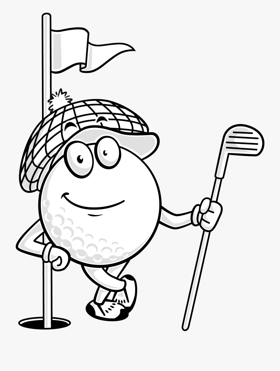 Transparent Golf Flag Clipart - Golf Drawing Png, Transparent Clipart