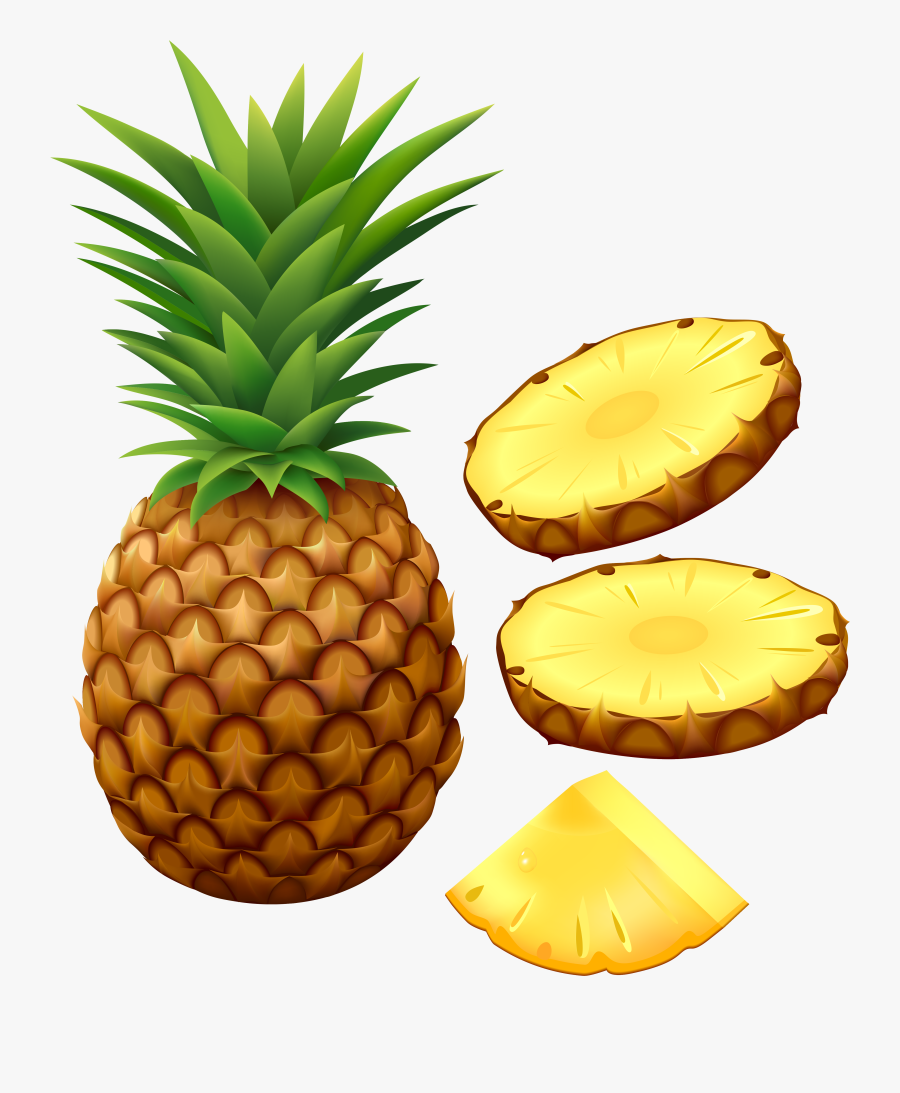 Food Clipart Mineral - Pineapple Png, Transparent Clipart