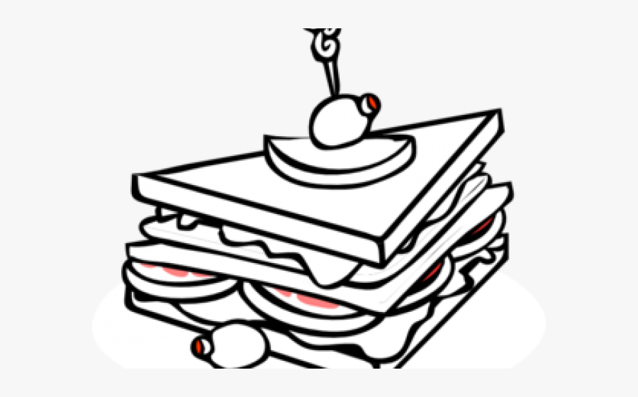 Sandwich Clipart Triangle Sandwich - Sandwich Clip Art, Transparent Clipart