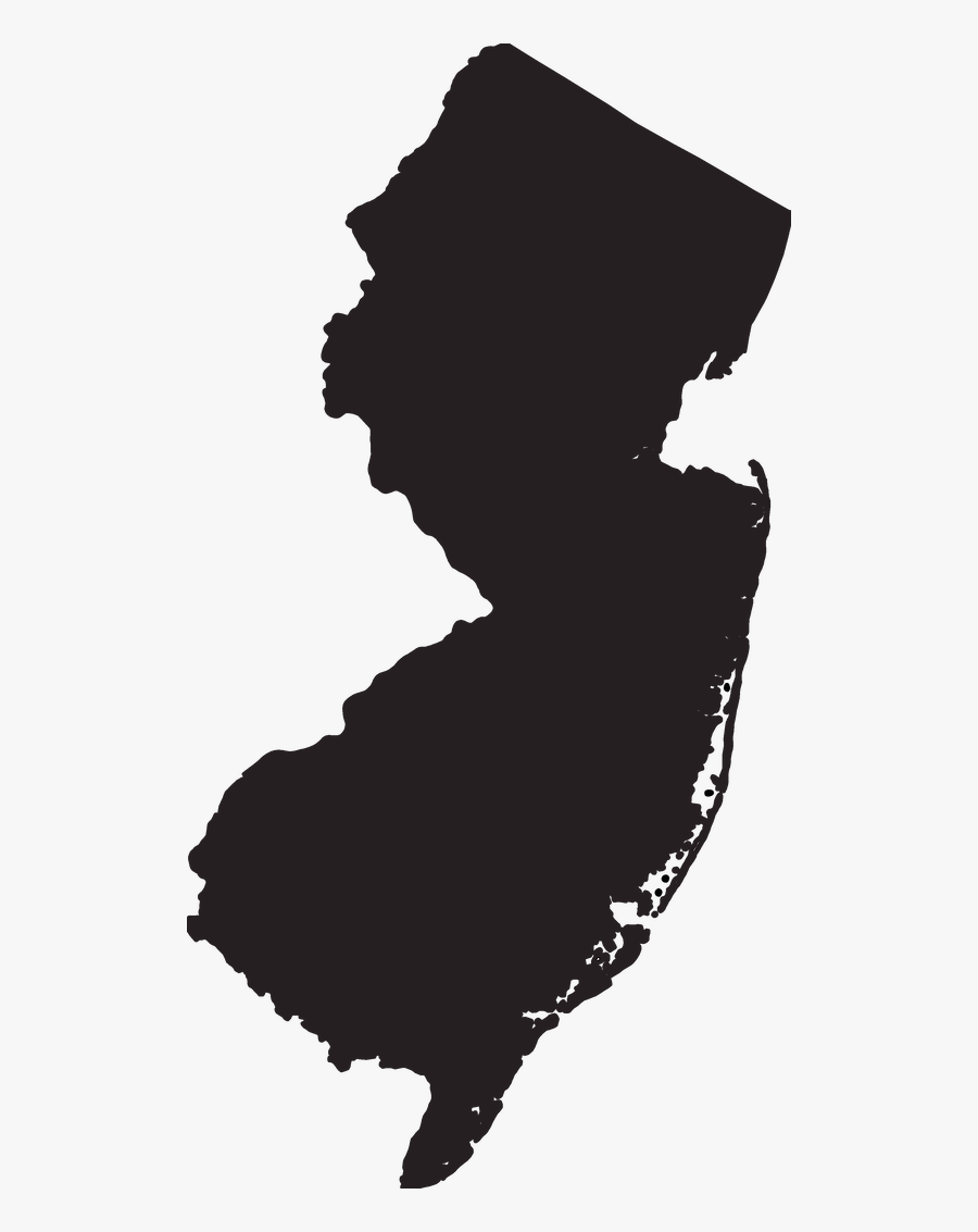 Transparent Shake Clipart Black And White - New Jersey State Transparent, Transparent Clipart