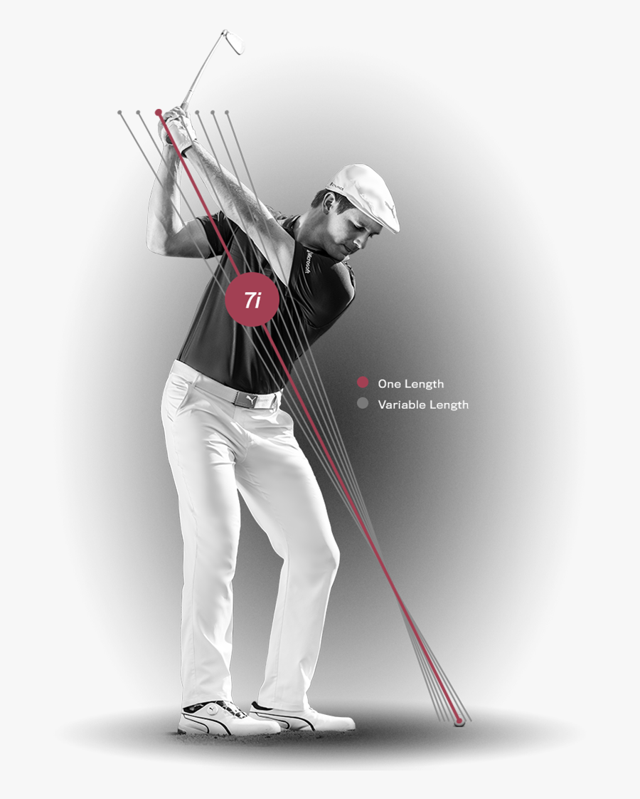 One Length Golf Swing, Transparent Clipart