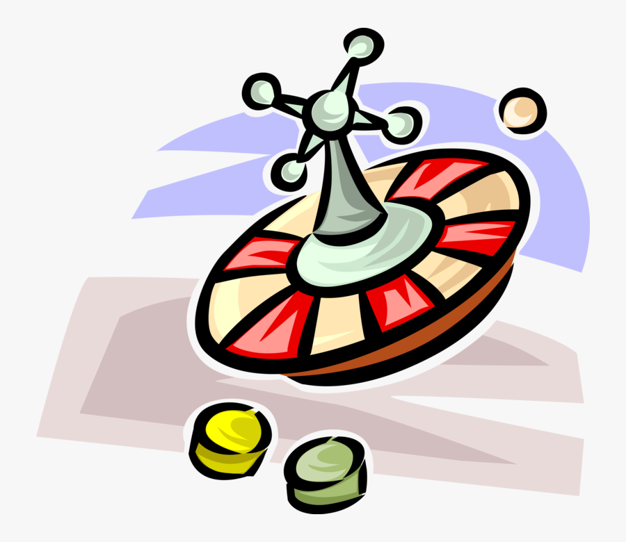 Vector Illustration Of Casino Gambling Games Of Chance - Clipart Gambling, Transparent Clipart