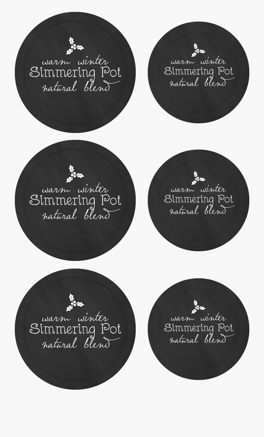 Thecottagemarket Masonjar Craft Circles - Calligraphy, Transparent Clipart