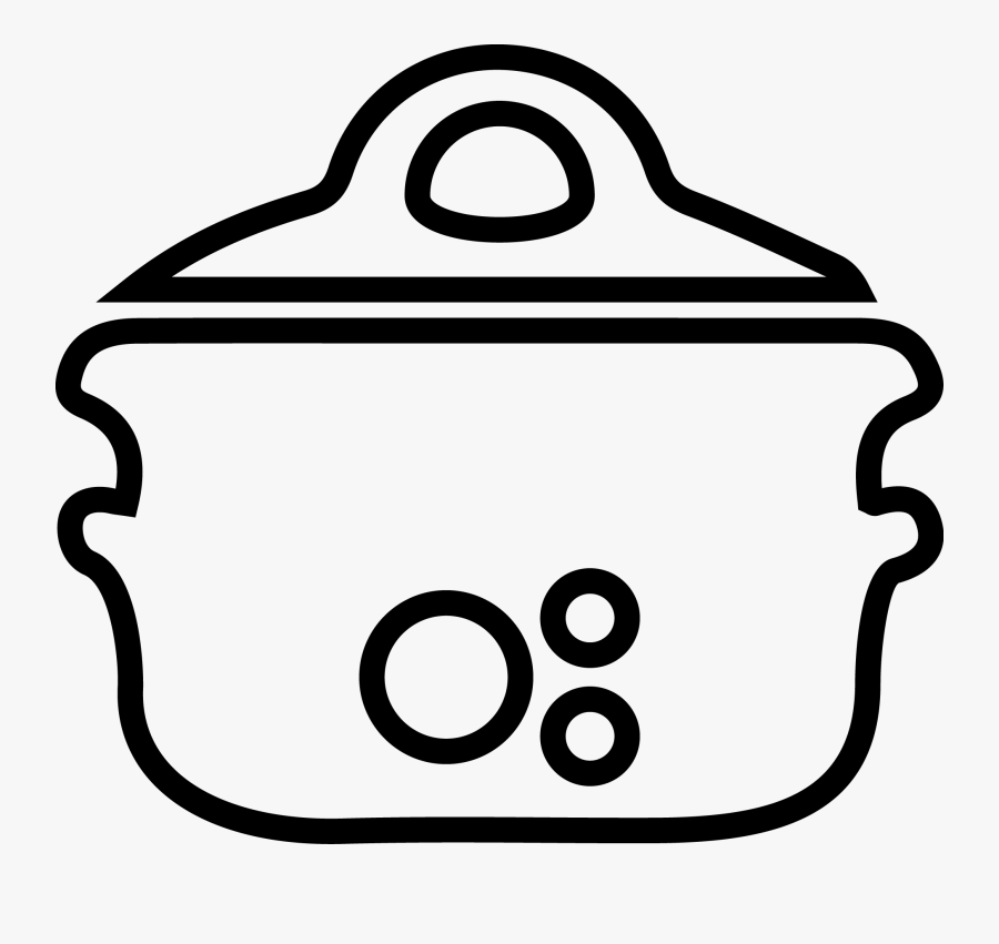 Crockpot - Circle, Transparent Clipart
