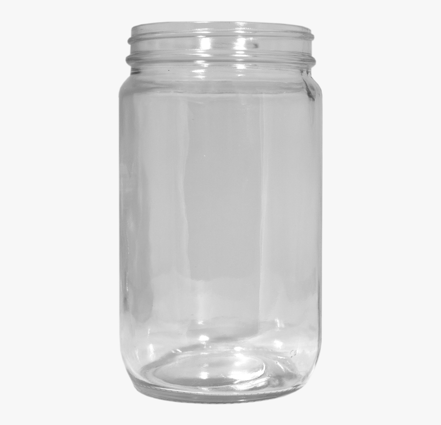 Containers And Lids, Glass Jars, 32 Oz - Glass Bottle, Transparent Clipart