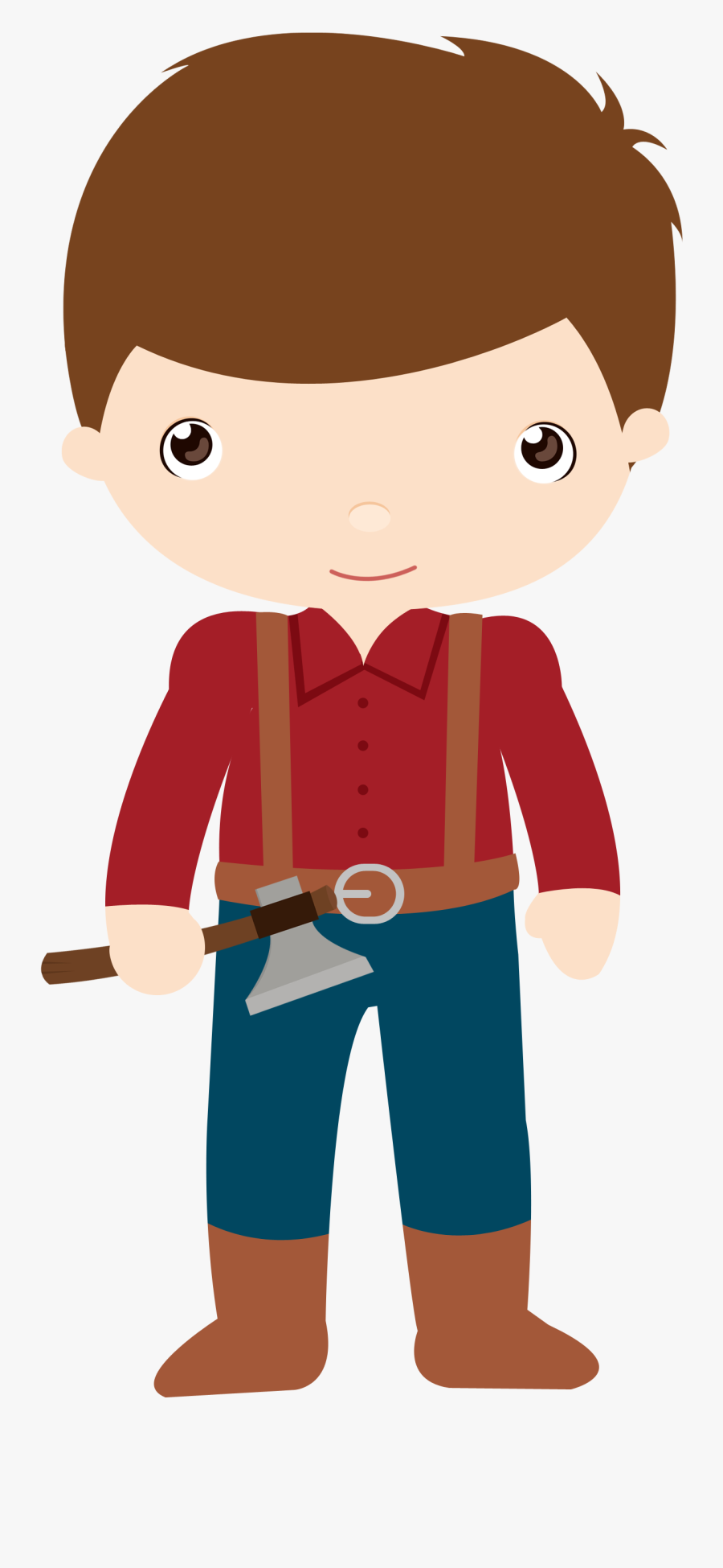 Chapeuzinho Vermelho Png - Cazador De Caperucita Roja, Transparent Clipart