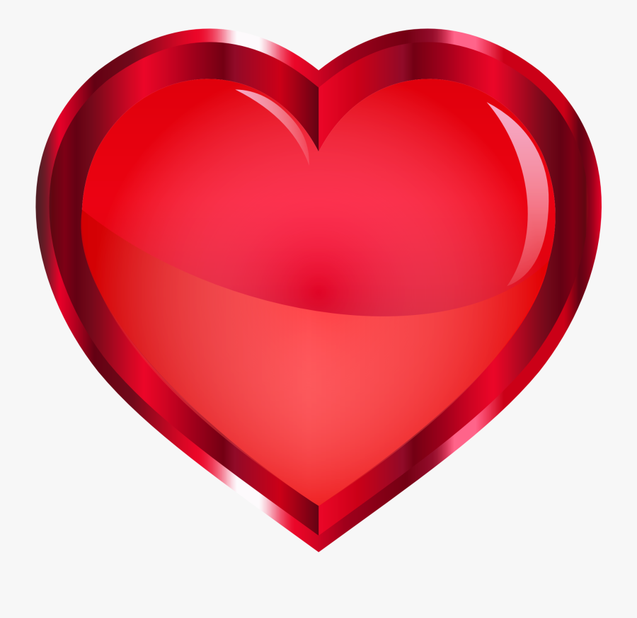 Clip Art Picture Of A Red Heart - Hati Png, Transparent Clipart