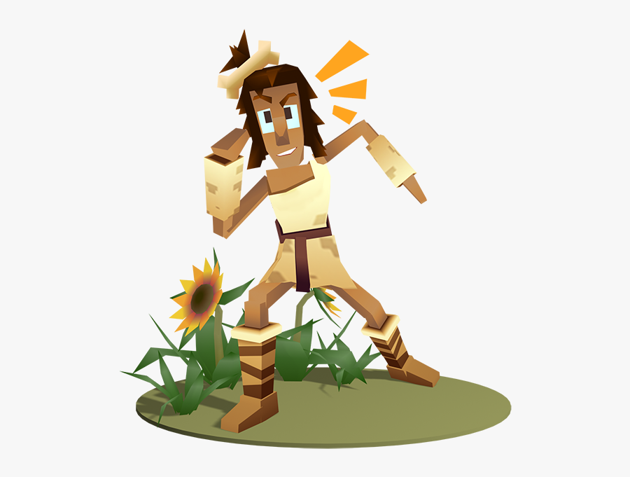 Blocky Bronco Messages Sticker-6 - Cartoon, Transparent Clipart