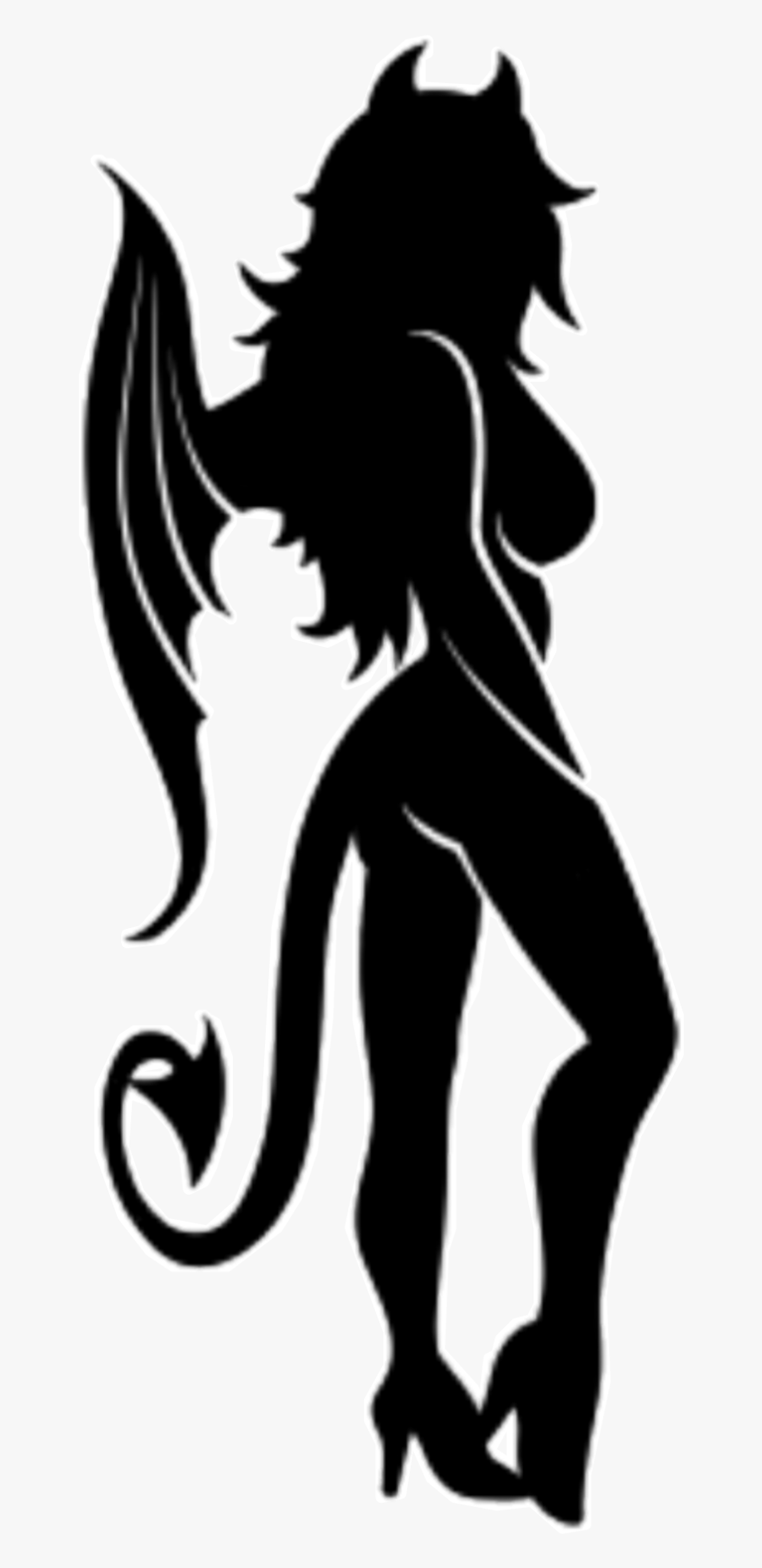 #she Devil #sexy #woman #girl #devil #bad #dope #swag - Sexy Devil Decal, Transparent Clipart