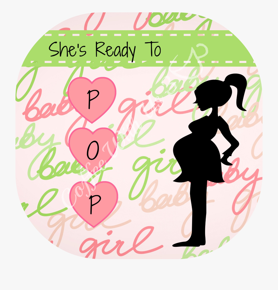 Clip Art Ready To Pop Template - Shes Ready To Pop Templates, Transparent Clipart