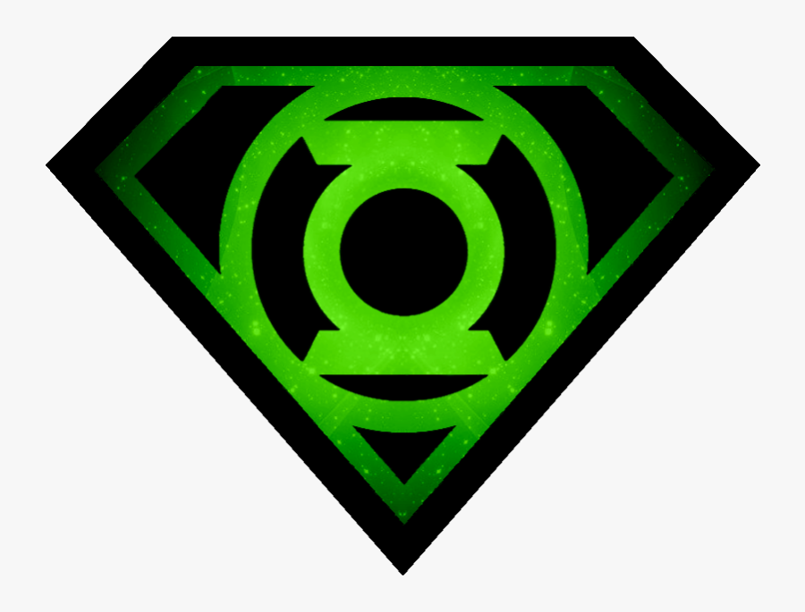 Superman Symbol Clipart - Blue Lantern Superman Symbol, Transparent Clipart