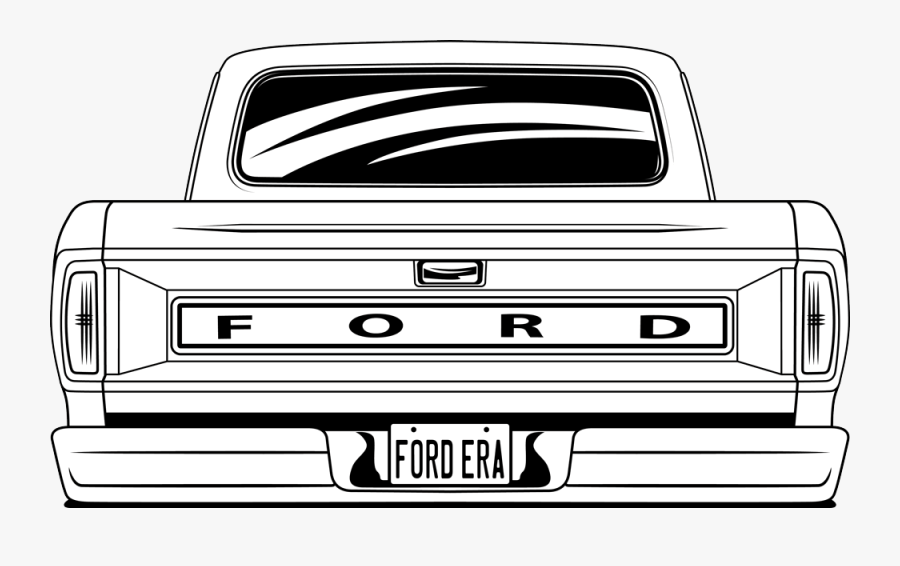 1978 Ford F100 Sticker, Transparent Clipart