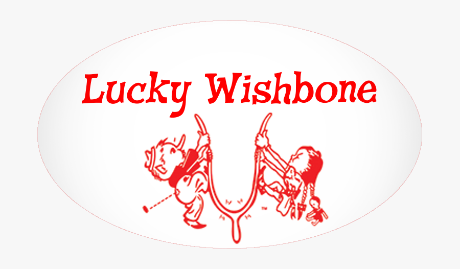 Lucky Wishbone Logo, Transparent Clipart
