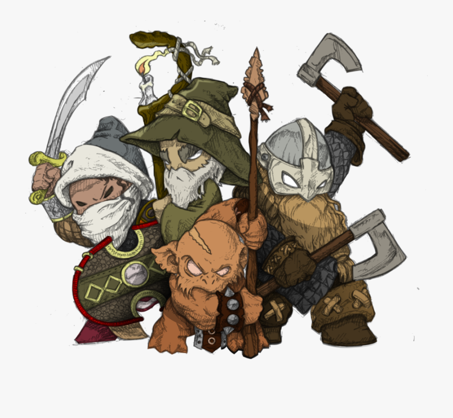 Fictional Character,mythical Creature,drawing - Dibujo De Guerreros Celta, Transparent Clipart