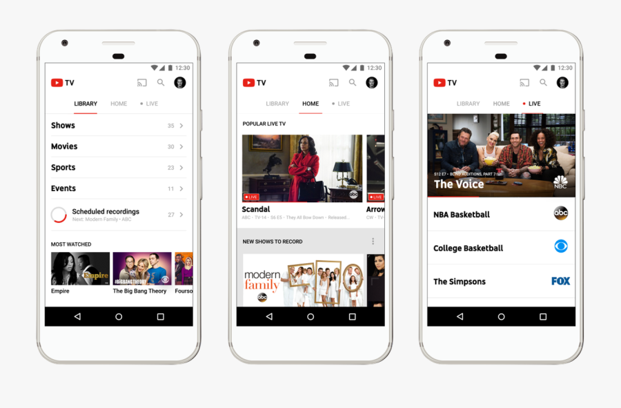 Television Subscribe Tv Media Youtube Streaming Live - Youtube Tv Cloud Dvr, Transparent Clipart