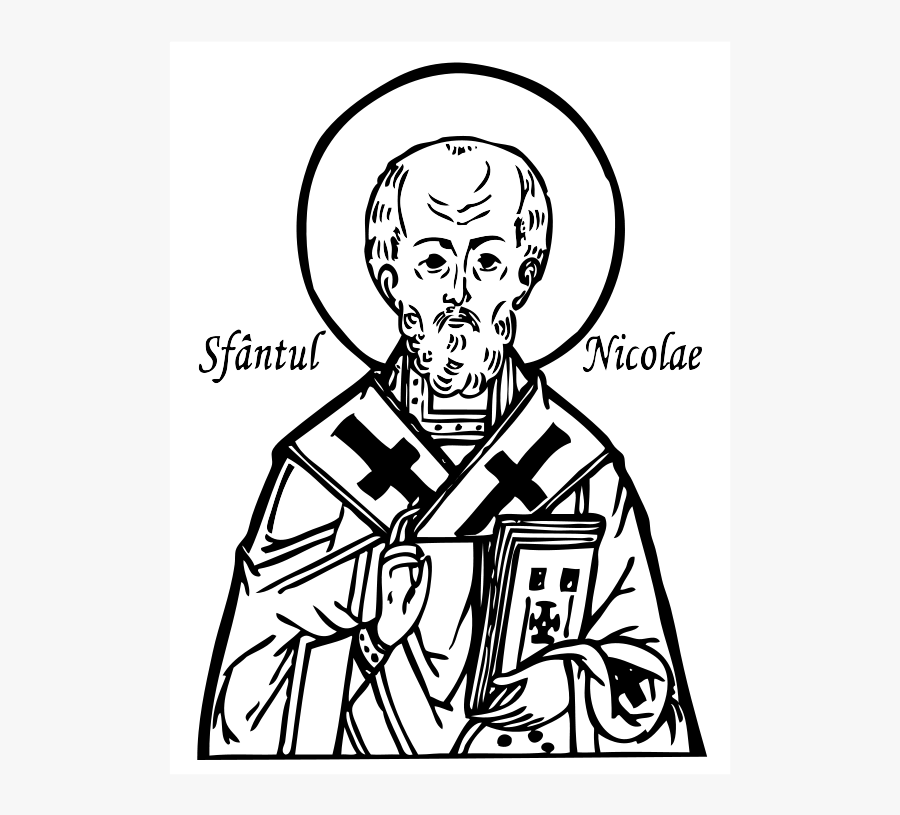 Saint Nicholas - Saint Nicholas Clipart, Transparent Clipart