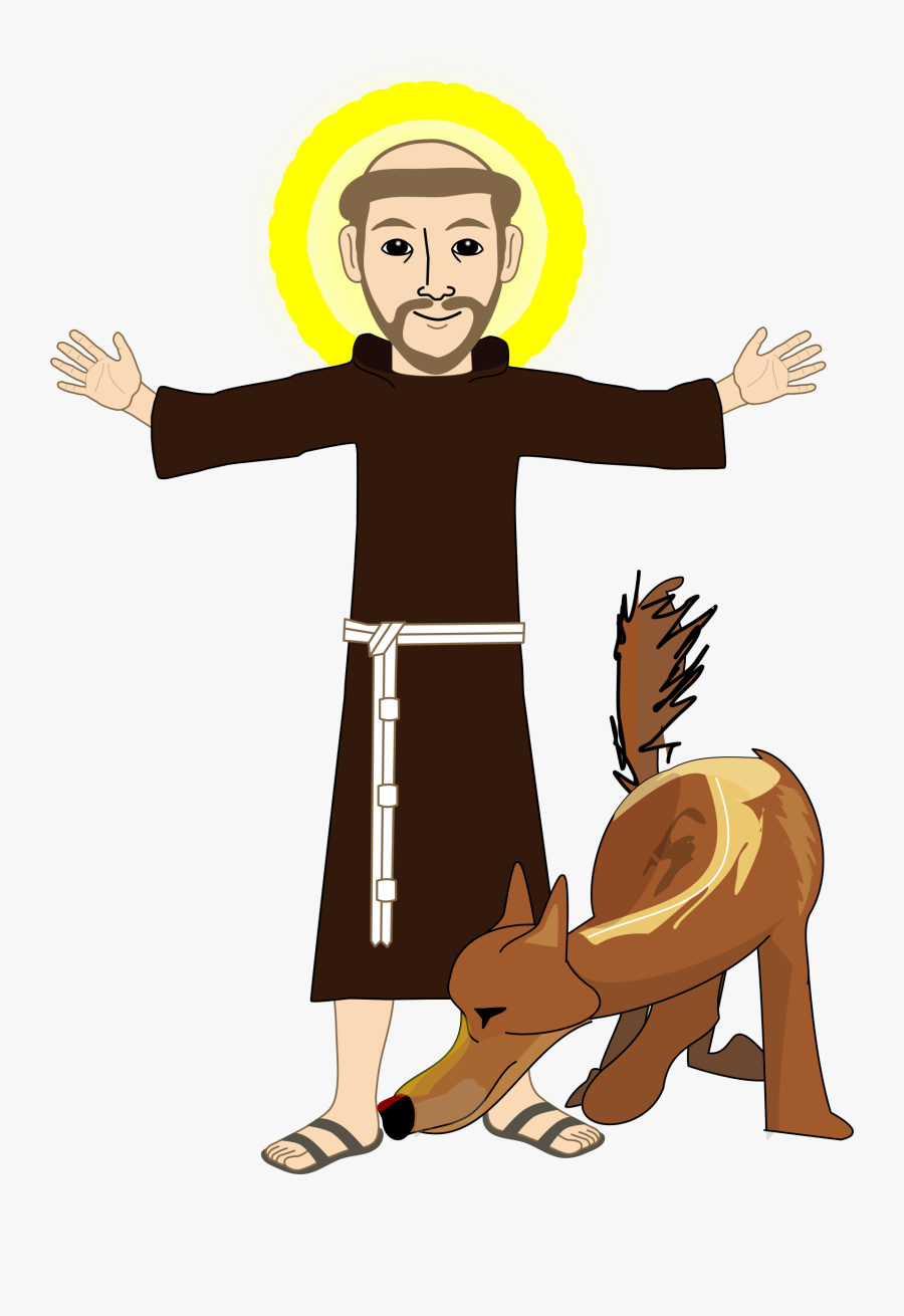Human Behavior,toddler,art - Saint Francis Of Assisi Png, Transparent Clipart