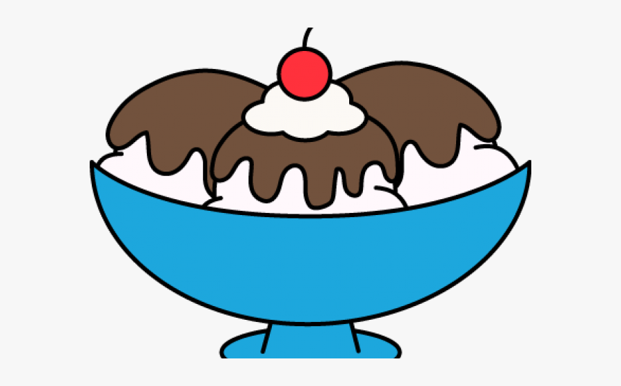 Ice Cream Dish Clipart, Transparent Clipart