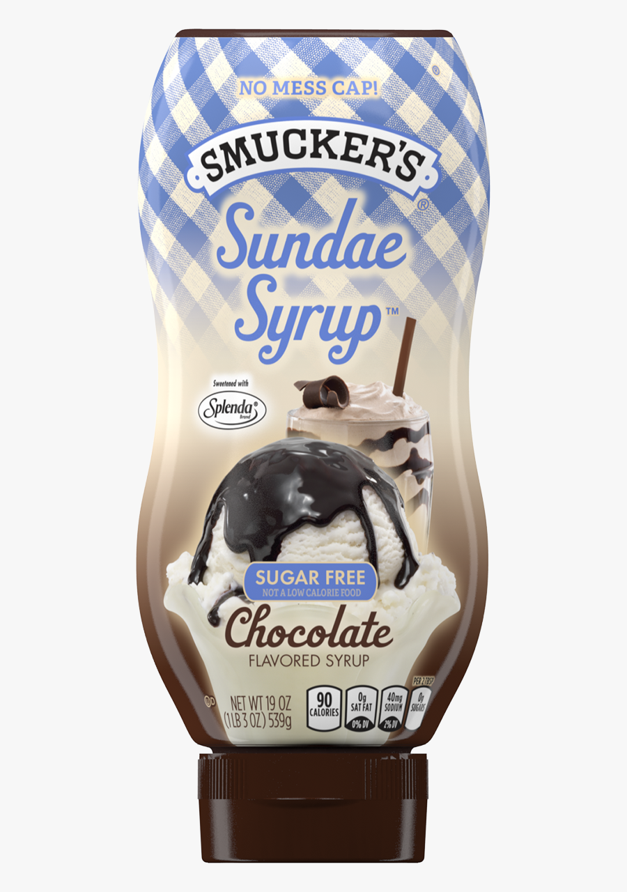 Smuckers Chocolate Syrup, Transparent Clipart