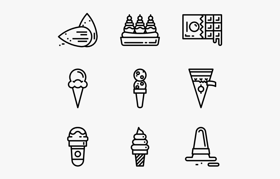 Ice Cream, Transparent Clipart