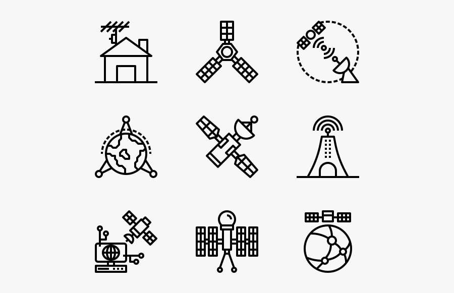 Satellite - Icon Satellite Png, Transparent Clipart
