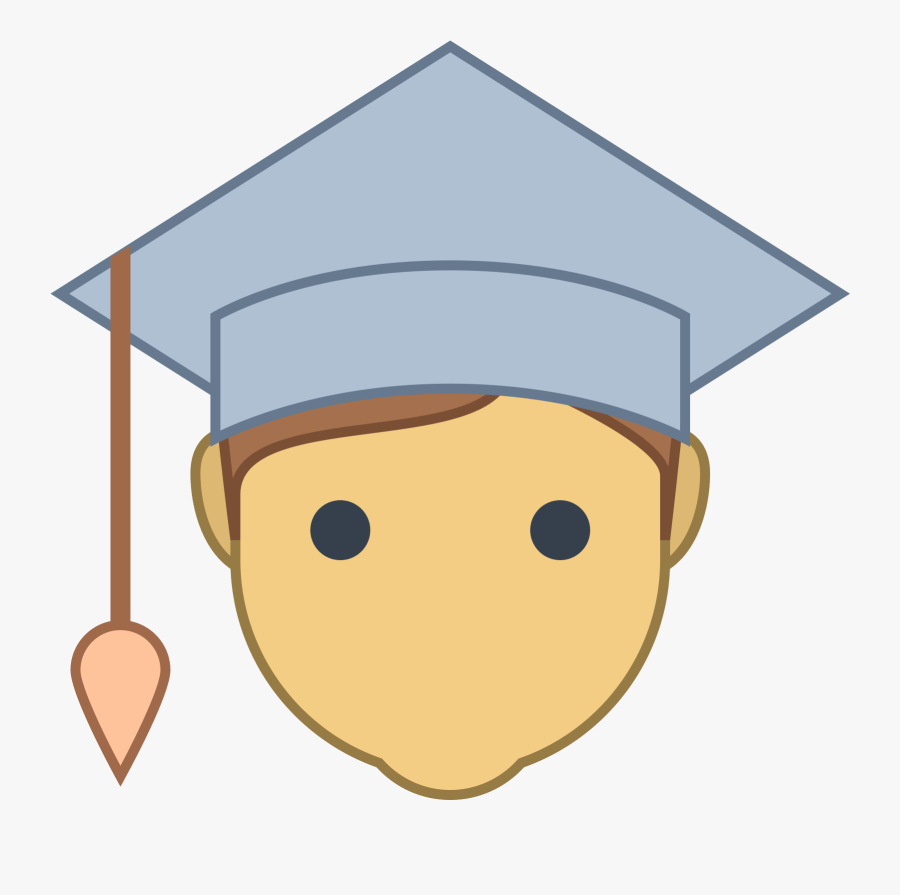 Student Male Icon - Alumna Icono, Transparent Clipart