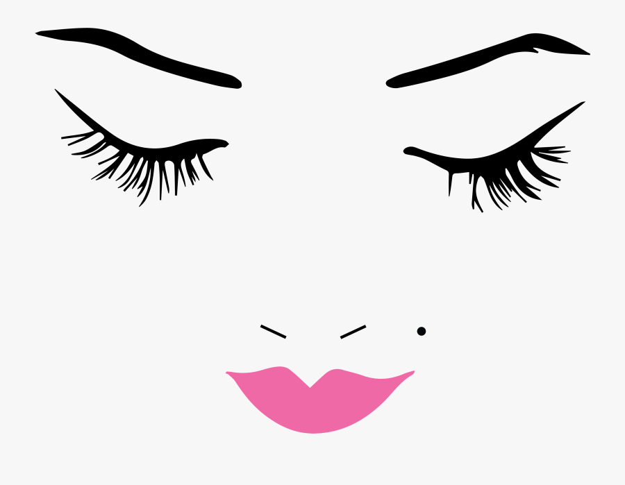 Face Art Png Clipart - Beautiful Face Wall Decal, Transparent Clipart