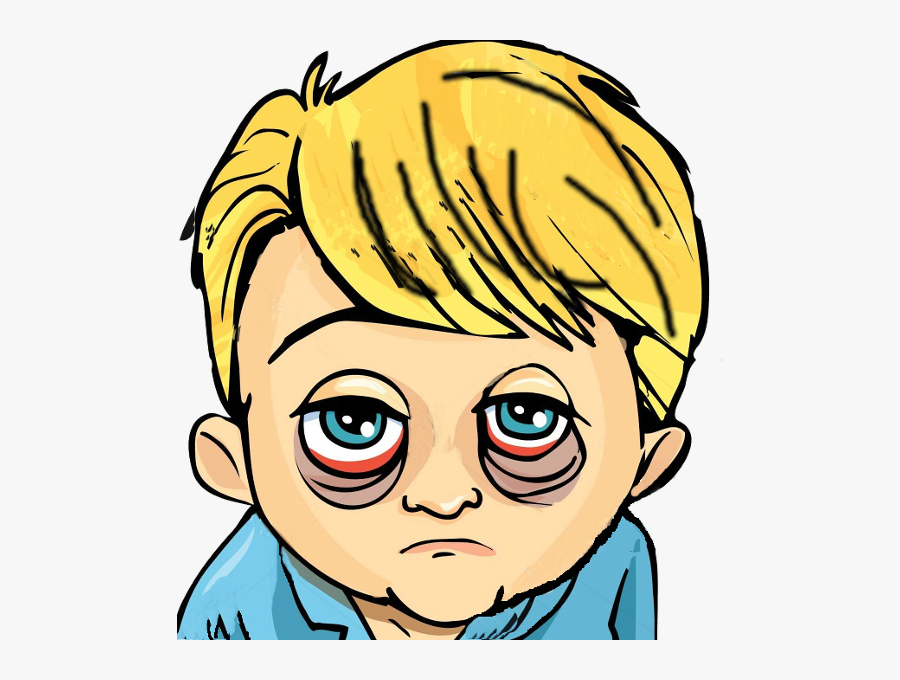 Card Image - Cartoon Of Sick Eyes, Transparent Clipart